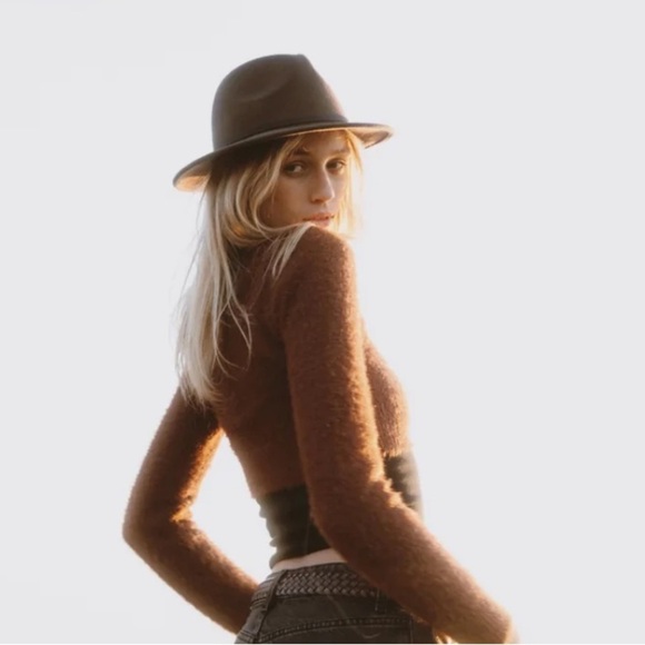Will + Bear Australian Wool William Brown Wide Brim Crushable Travel Hat Unisex main image 5